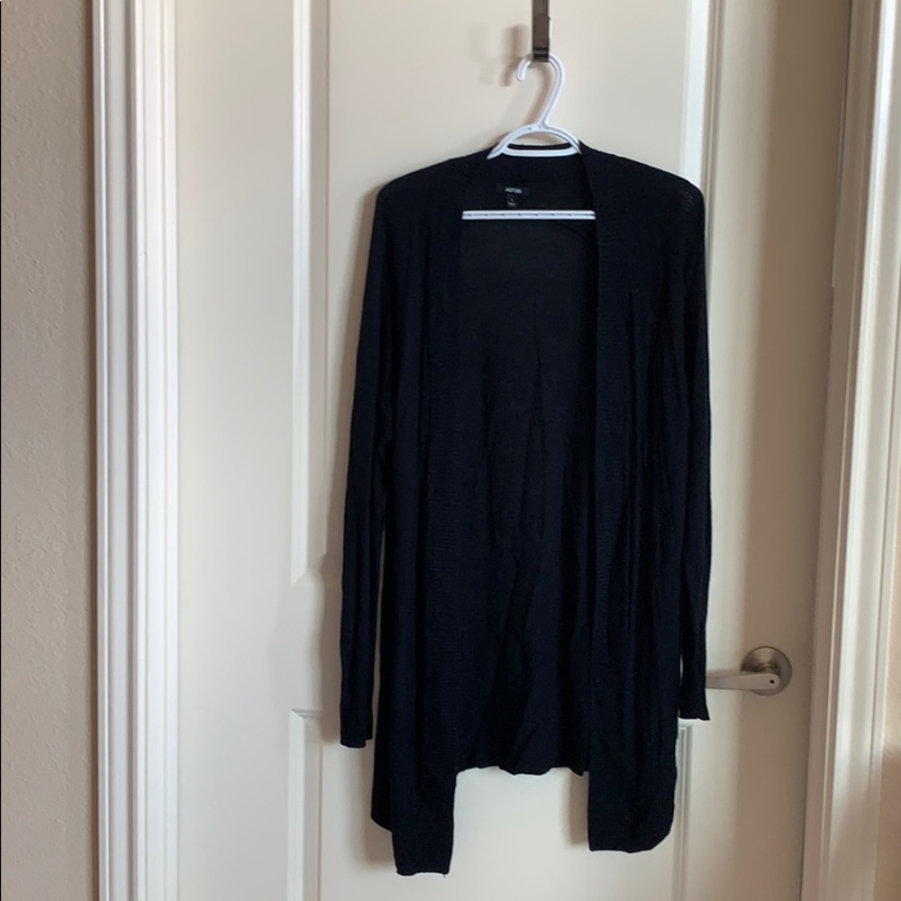 Black lightweight cardigan